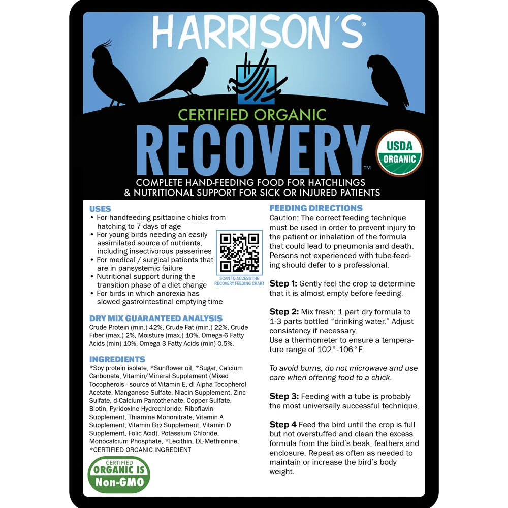 Harrison's Recovery Formula