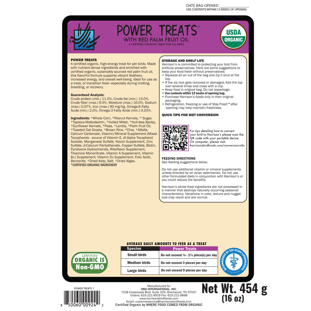 Harrison's Power Treats